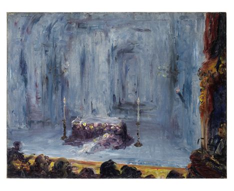 Jack B. Yeats R.H.A. (Irish, 1871-1957)Romeo and Juliet (The Last Act) signed 'JACK B YEATS' (upper left) and titled twice 'R