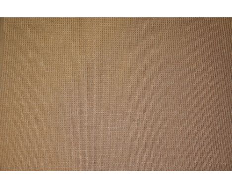 A modern natural coir small carpet, 225 x 190cm