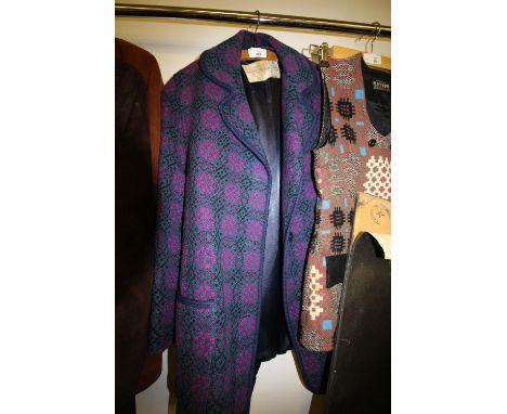 Welsh tapestry pink/purple jacket