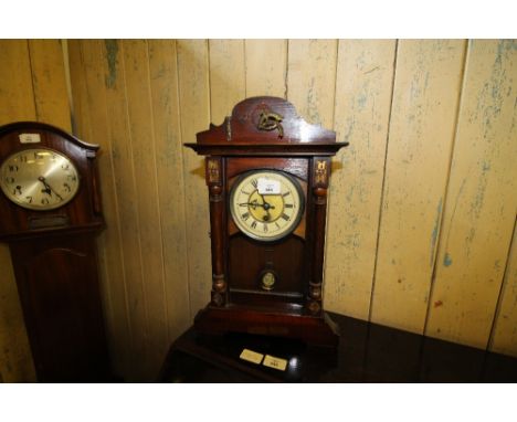 American Pine mantel clock