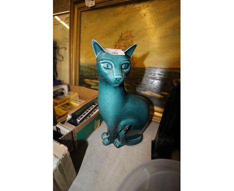 Poole Pottery cat (AF)
