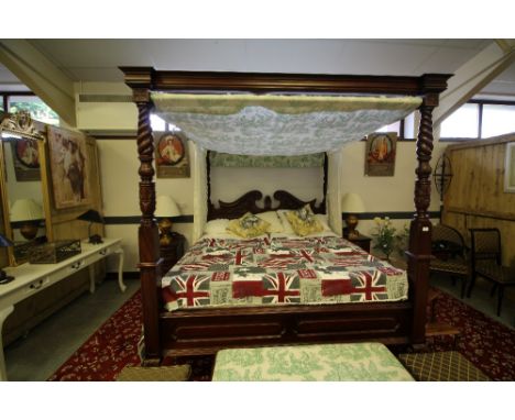 Reproduction Four poster bed