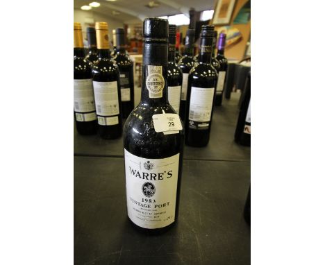 75cl bottle Warre's Vintage Port 1983