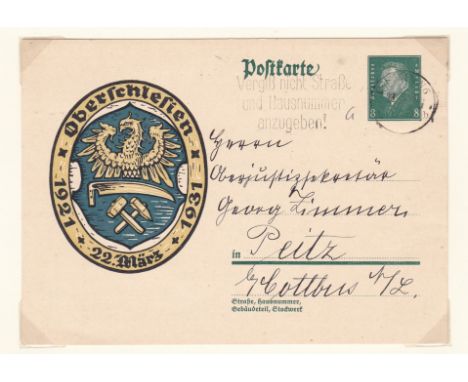 Germany 1931-1933 Michel P190 used Dresden, Michel P193used; SG472-475 used set; Michel P212 II used; SG476-477 m/m set; post