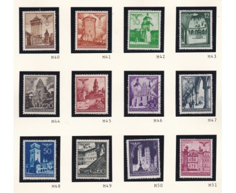 Germany 1941 Part Day postcard not postally used commemorative cachet Krakau on SG397; 1940-1941 General Government 1st defin