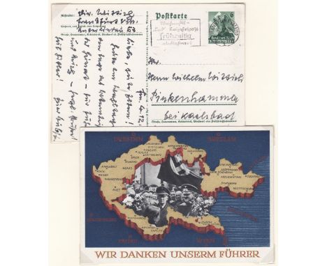 Germany 1938-1939 Winter Relief Fund Michel P274/01 cancelled, P274/02 used; Michel P274/04 x 2 used; SG663-671 used set; Acq