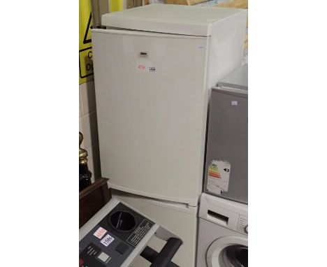 Zanussi Electrolux fridge freezer, 60 x 60 x 175 cm H. All electrical items in this lot have been PAT tested for safety and h