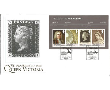 Queen Victoria The First Monarch on a Stamp unsigned Internetstamps official FDC series 4 cover No 32M limited edition 17 of 