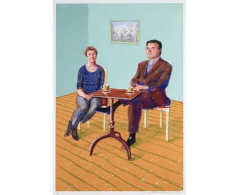 δ David Hockney (b.1937)Michelle and John SpikeInkjet printed computer drawing in colours, 2009, signed and numbered from the