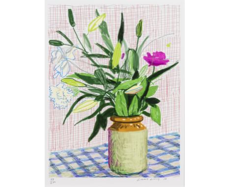 δ David Hockney (b.1937)Untitled No. 516, from A Bigger Book: Art Edition DiPad drawing in colours, 2010/2016, signed, dated 