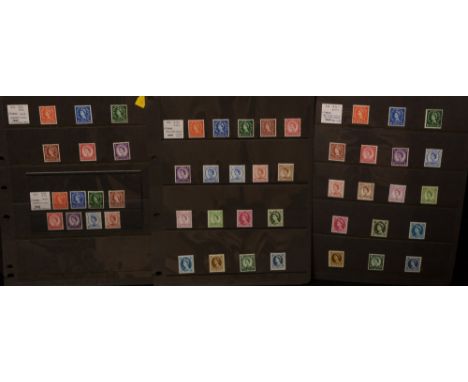 Great Britain QEII various sets, including: SG561-566; SG587-594; SG570-586; and SG610-618a, cat £143; Great Britain QEII set