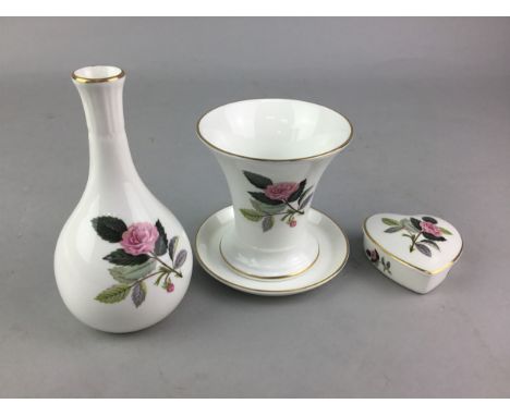 LOT OF WEDGWOOD 'HATHAWAY' BOXED CERAMICS, along with six Hummel figures of children