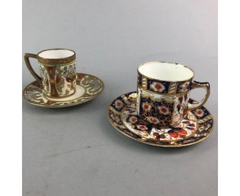 IMARI PATTERN PART TEA SERVICE, along with other part tea services, including Noritake