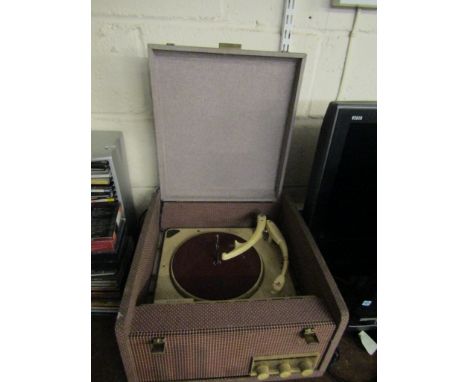 REXINE CASED EKCO RECORD PLAYER 