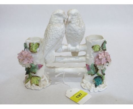A continental birds and gate form double spill holder. 8' wide