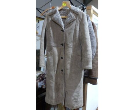 A lady's sheepskin coat