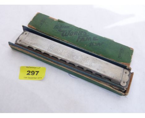 A harmonica by F.A. Bohm. Boxed 