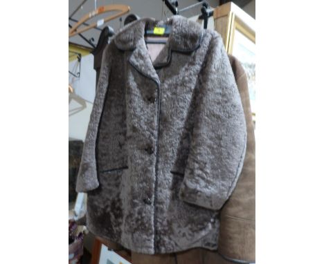 A lady's sheepskin coat