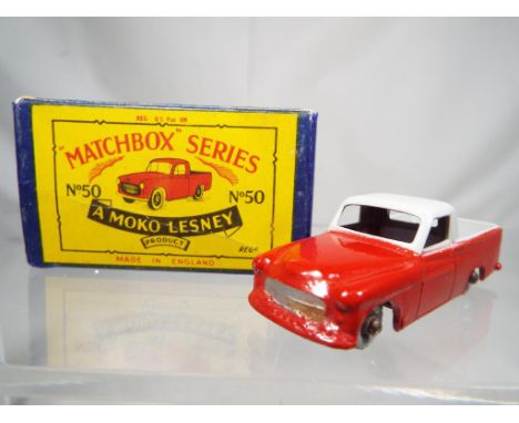 Matchbox - a Matchbox No. 50, Commer Pickup in original box, box vg and model vg. Estimate £10 - £30  This lot MUST be paid f
