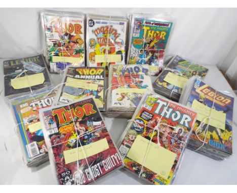 Action Comics - A large quantity of high grade action comics by Marvel and DC to include The Mighty Thor, The Thor Annual, Th