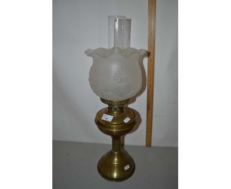 Brass based oil lamp
