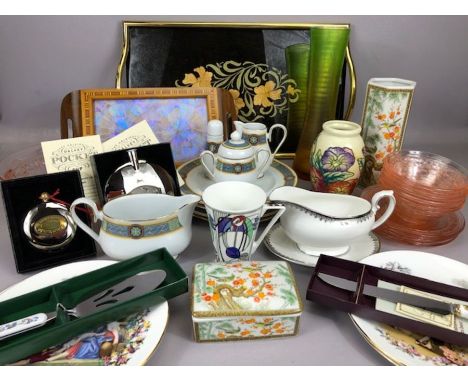 Selection of ceramics, glassware and collectables to include MackIntosh, Noritake, Royal Grafton, modern Chinese, Butterfly t