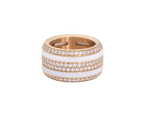 CARL BUCHERER Ring "Variato" besetzt mit 168 Brillanten von zus. 2,17 ct (lt. Kaufbeleg), FW (F-G)/VS, GG 18K, 25,3 gr, weiße