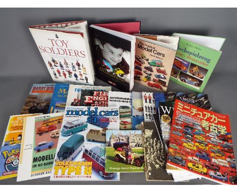 A small collection of books, auction catalogues and ephemera mainly relating to diecast and toy collecting. Lot includes The 