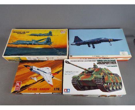 A collection of models including Hasegawa, Academy Minicraft, Tamiya and Hobby Craft - Hobby Craft CF-105 "Arrow" Scale 1:72 