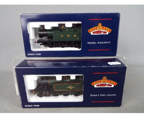 Bachmann - Two boxed OO gauge locomotives by Bachmann. Lot includes Bachmann #32-075B Class 56XX Tank locomotive Op.No.6606 i