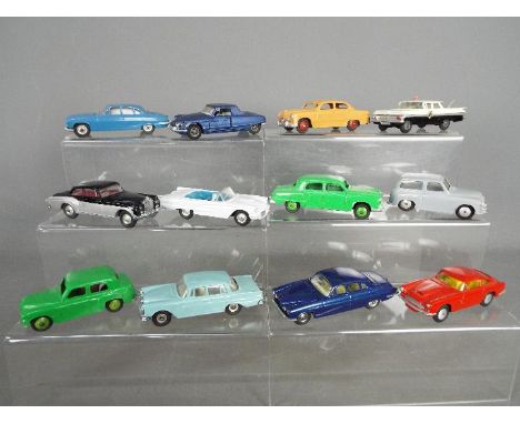 Dinky Toys, Corgi Toys - A group of 12 repainted / restored diecast vehicles. Lot includes Dinky Toys Hillman Minx; Corgi Toy