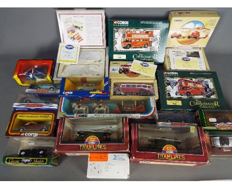 Corgi, Matchbox Dinky - A grouping of boxed diecast vehicles in various scales. Lot includes Corgi #276 Triumph Acclaim; Corg