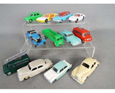 Dinky Toys, Kembo, Matchbox, Corgi Toys - A collection of 12 repainted / restored diecast model vehicles. Lot includes Dinky 