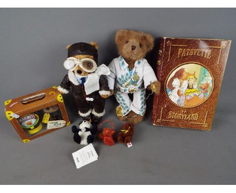 Collectable Bears - a collection of bears to include a Marmite limited edition Paddington Bear, boxed, an Ashton Drake Viva t