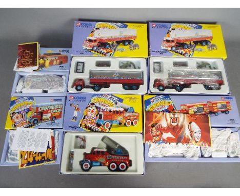 Corgi Classics - Six boxed diecast commercial vehicles from the Corgi 'Chipperfields' range. Lot includes of #14201 Foden S21