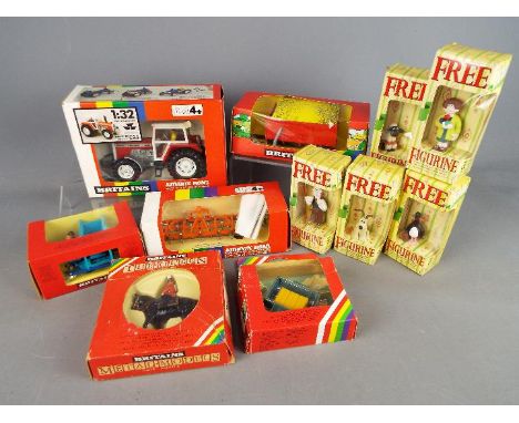 Britains, Others - A group of boxed diecast vehicles, figures and plastic figures. Lot includes Britains #9520 Massey Ferguso