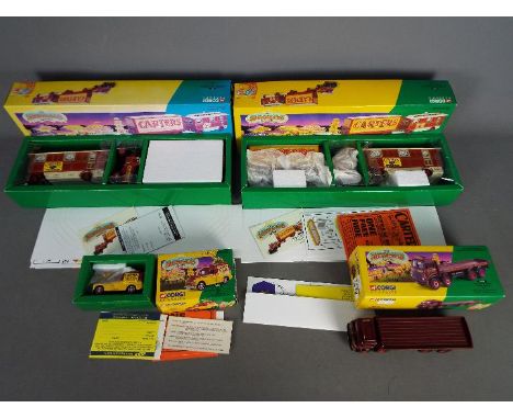 Corgi Classics - Four boxed diecast vehicles from the Corgi 'Showmans Range'. Lot includes #16501 Scammell Highwayman Ballast