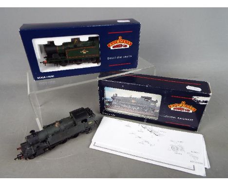 Bachmann - Two boxed OO gauge locomotives by Bachmann. Lot includes Bachmann #32-077 Class 56XX tank locomotive Op.No.5658 in
