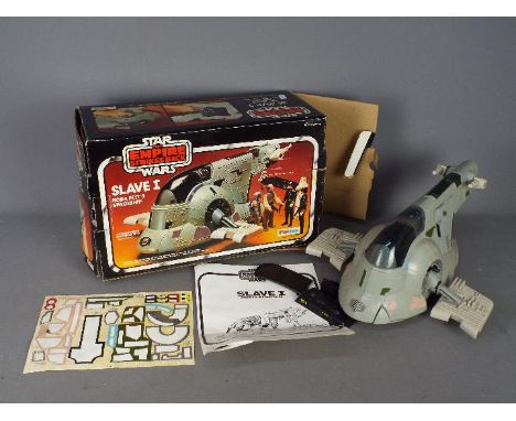 Palitoy, Star Wars - A boxed vintage Palitoy Star Wars Empire Strikes Back Slave I - Bobba Fett's Spaceship. Item appears to 