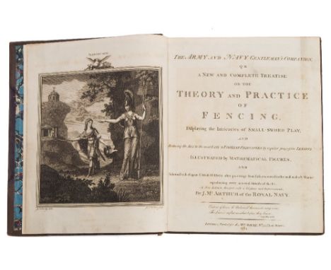 McARTHUR, J - The Army and Navy Gentleman's Companion; or a New and Complete Treatise on the Theory and Practice of Fencing :