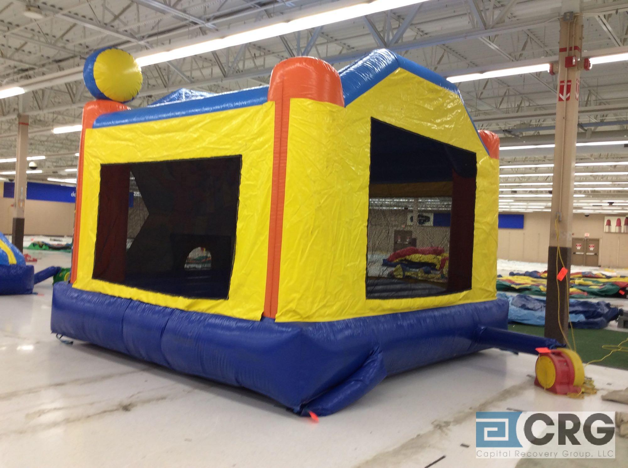 Ninja Jump inflatable bounce house, 15 x 15', with blower.
