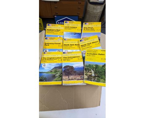 Approx. 78 Ordnance Survey maps dating from 1961-2002 to include Outdoor Leisure, Pathfinder, Explorer maps and others Locati