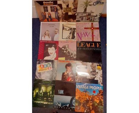 A quantity of LP's and 12" singles, mainly 1970's and 1980's to include Status Quo, Simple Minds, Boomtown Rats, Duran Duran,