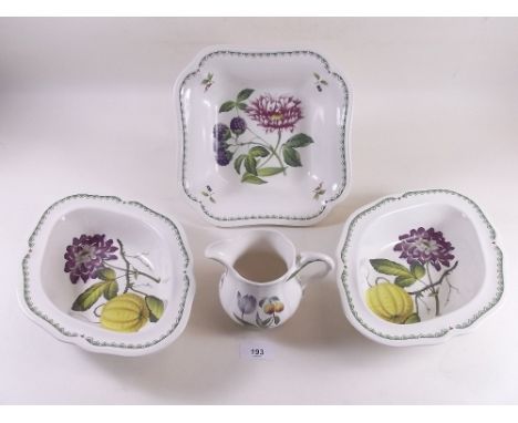 A Spode extensive dinner service 'Victoria' comprising: ten dinner plates, ten side plates, nine tea plates, meat plate, thre