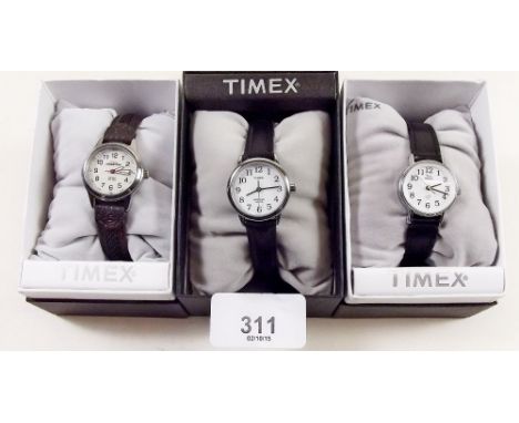 Three Timex watches - boxed 