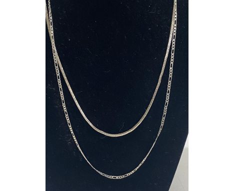 Two 925 silver necklaces 