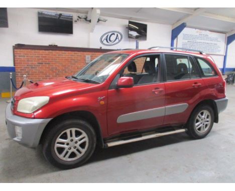 Make &amp; Model: Toyota Rav4 D-4D GXDate of Reg: FV03 WCFColour: Redcc: 1995MoT: 26-11-2021Fuel Type: DIESELMileage: 137kTra