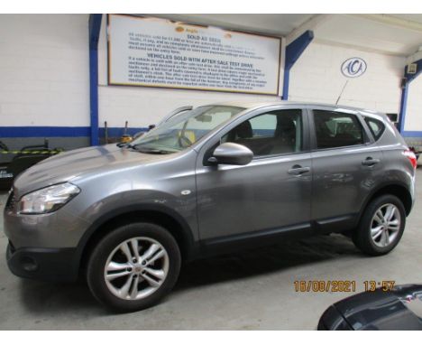 Make &amp; Model: Nissan Qashqai AcentaDate of Reg: CY62 BBKColour: Greycc: 1598MoT: 24-01-2022Fuel Type: PETROLMileage: 89kT