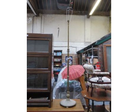 VINTAGE BRASS STANDARD LAMP 
