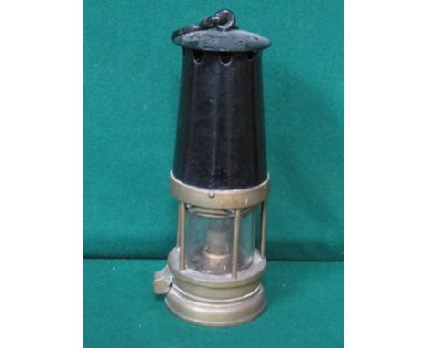 VINTAGE BRASS MINER'S LAMP 